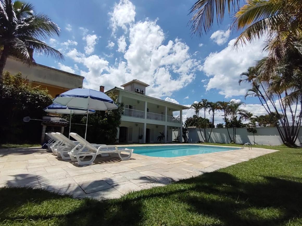 Casa Eventos E Temporada Com 4 Suites, Piscina, Churrasqueira, Wi-Fi, Ar Condicionado - Proximo Praia Mar Casado E Pernambuco - Guaruja - Kültér fotó